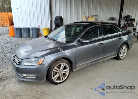 2014 Volkswagen Passat 2.0L Tdi Sel Premium из США, поврежденный, VIN 1VWCN7A30EC005010